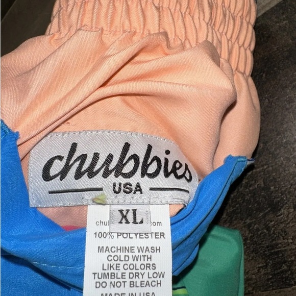 Chubbies RARE limited edition tropical paradise reversible swim shorts - Picture 6 of 8